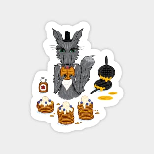 The Wolf Who Loved Waffles Sticker